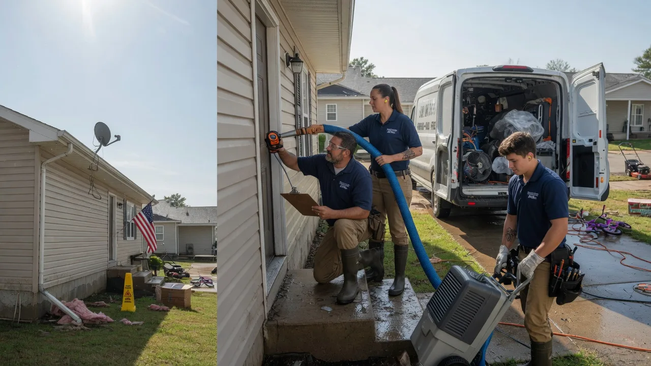 Ceiling Water Damage Restoration in Fullerton, ND near me